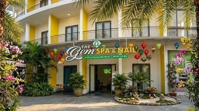 The Gem Spa Hội An — Lantern-lit spa ambiance in the ancient town